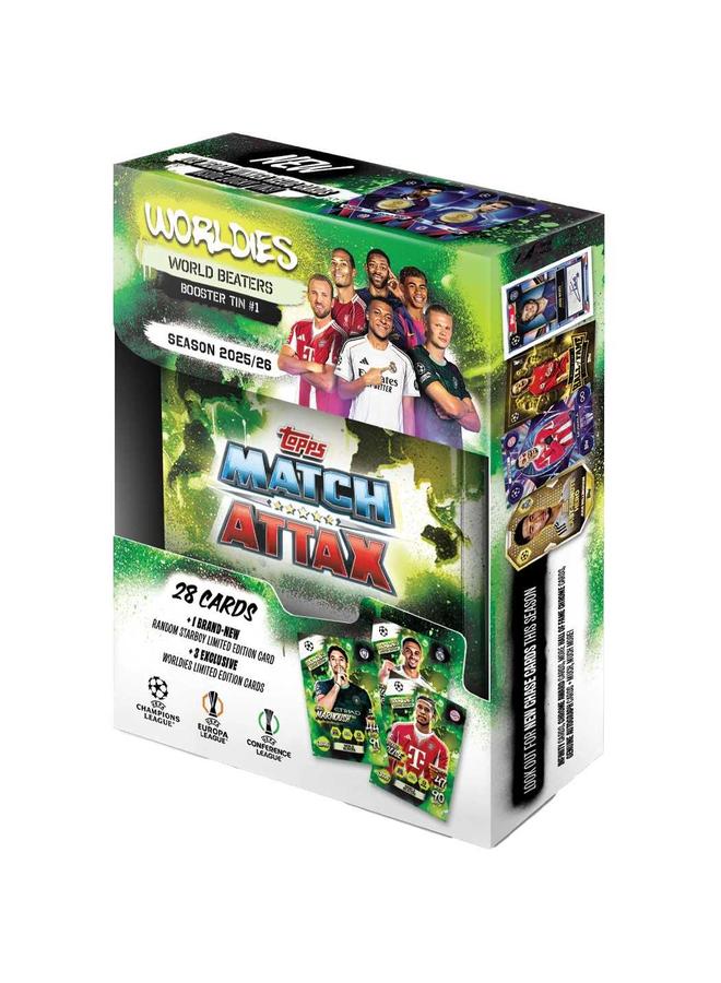 Topps بطاقات تداول توبس ماتش أتاكس لمنافسات الأندية UEFA 2025/2026 في علبة صغيرة (قطعة عشوائية واحدة) - Image 3